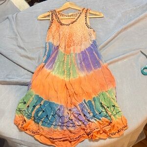 Vibrant Multicolor Sleeveless Dress